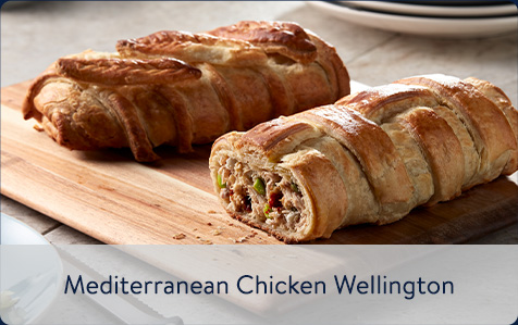 Mediterranean Chicken Wellington